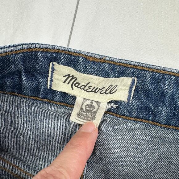 Madewell Jeans Womens 26 Petite Blue Curvy Perfect Vintage Decatur Wash Stretch - Picture 4 of 13